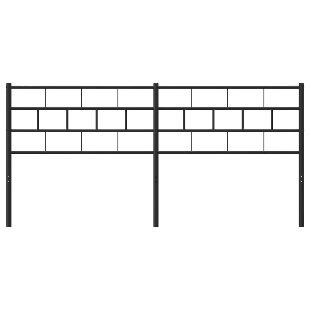 Tête de lit métal noir 160 cm - XIOS