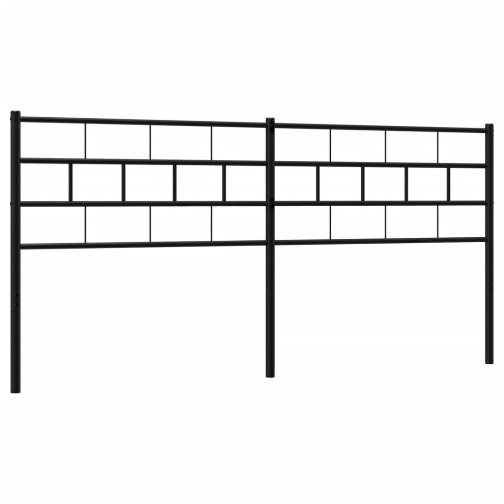 Tête de lit métal noir 160 cm - XIOS