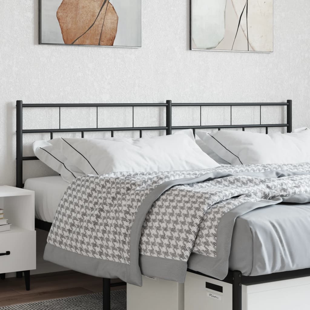 Tête de lit métal noir 160 cm - XIOS