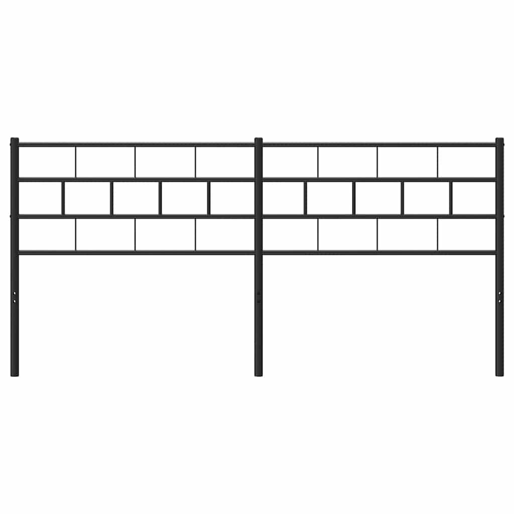 Tête de lit métal noir 180 cm - XIOS