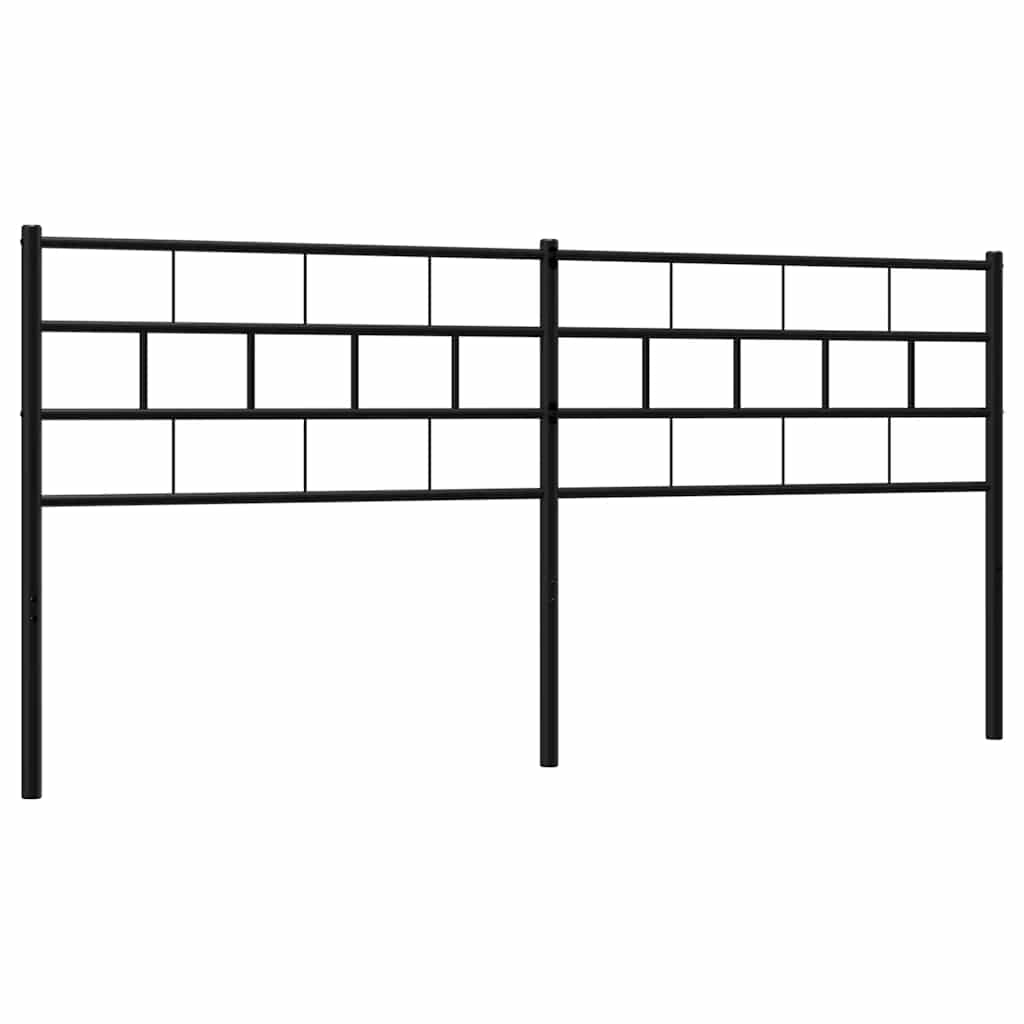 Tête de lit métal noir 180 cm - XIOS