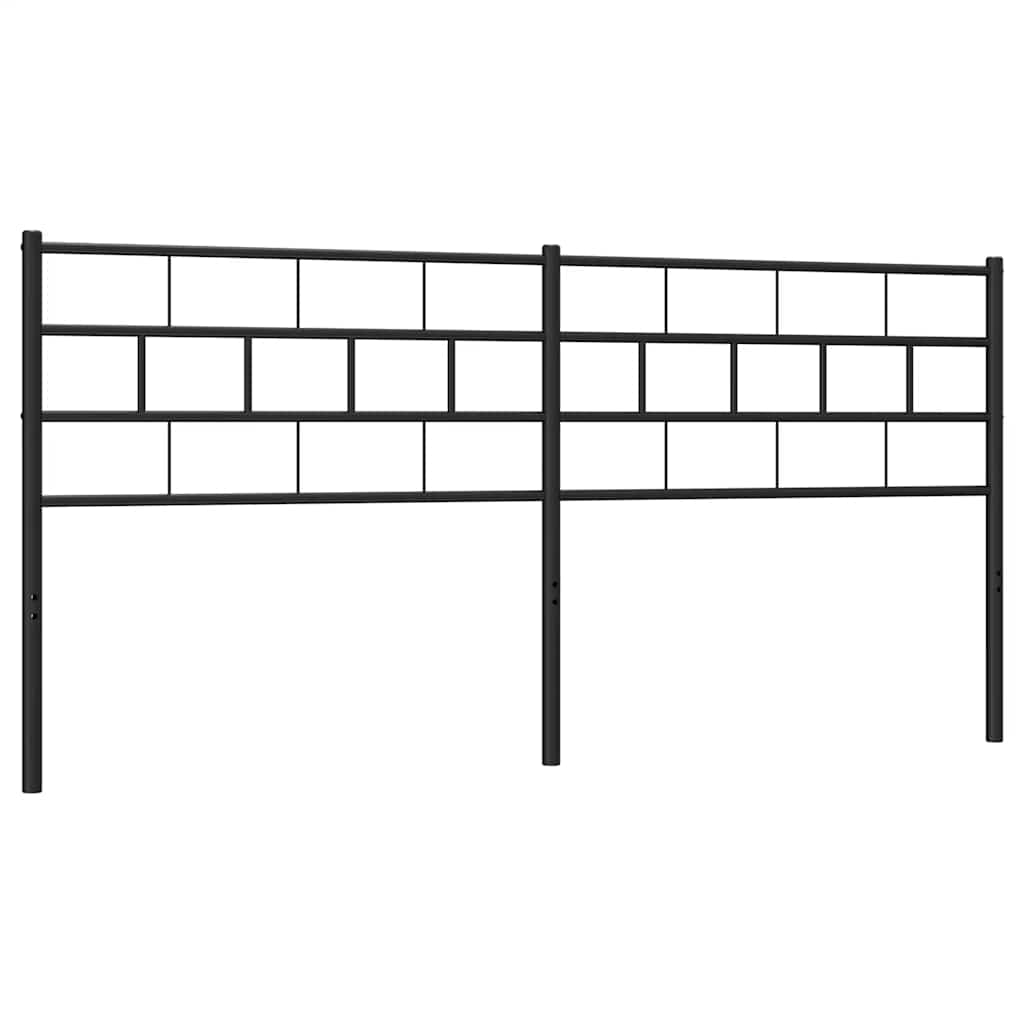 Tête de lit métal noir 193 cm - XIOS