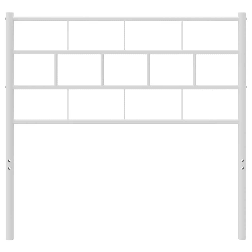 Tête de lit métal blanc 100 cm - XIOS