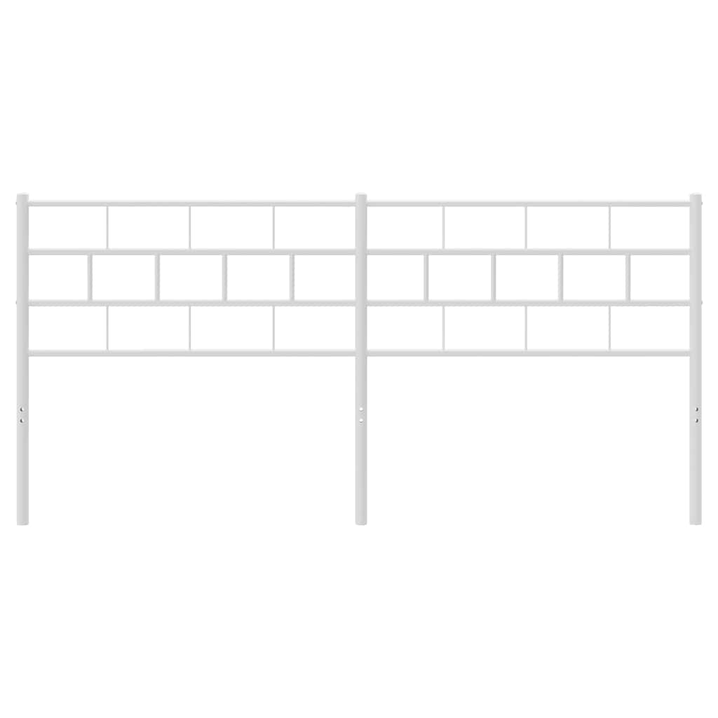 Tête de lit métal blanc 180 cm - XIOS