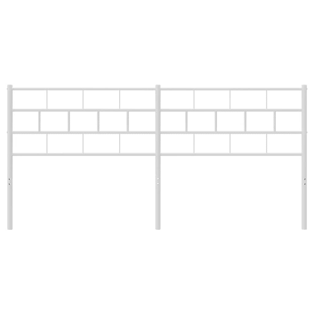Tête de lit métal blanc 193 cm - XIOS