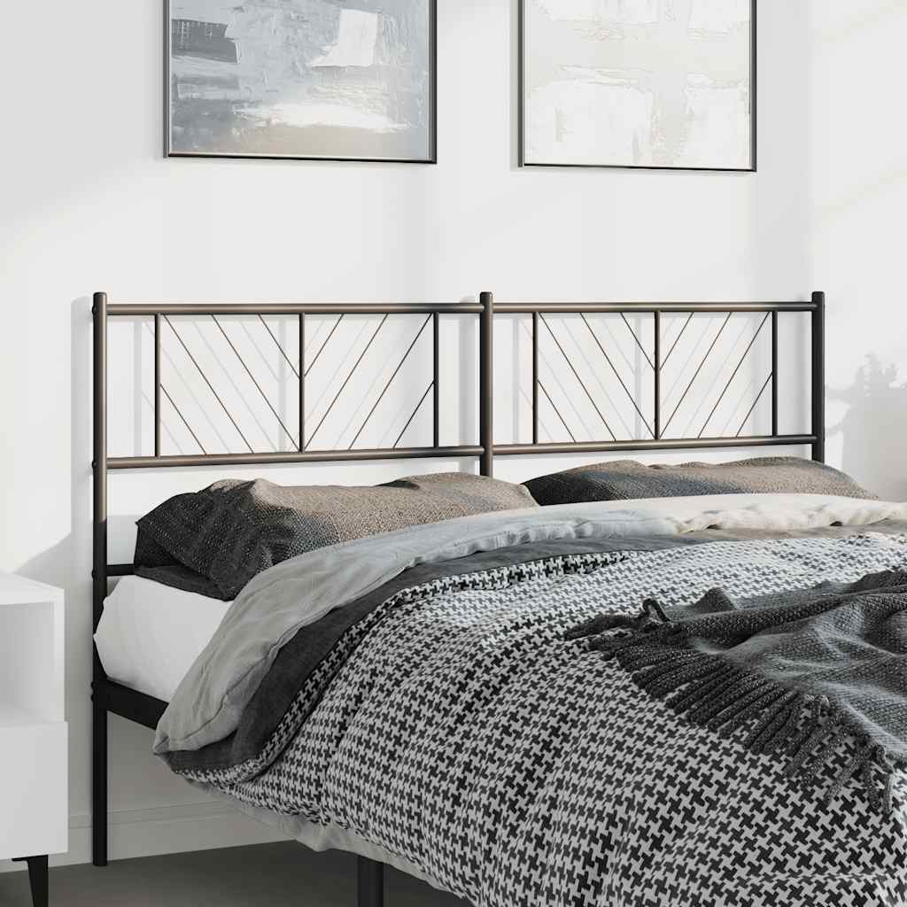 Tête de lit métal noir 150 cm - XIOS