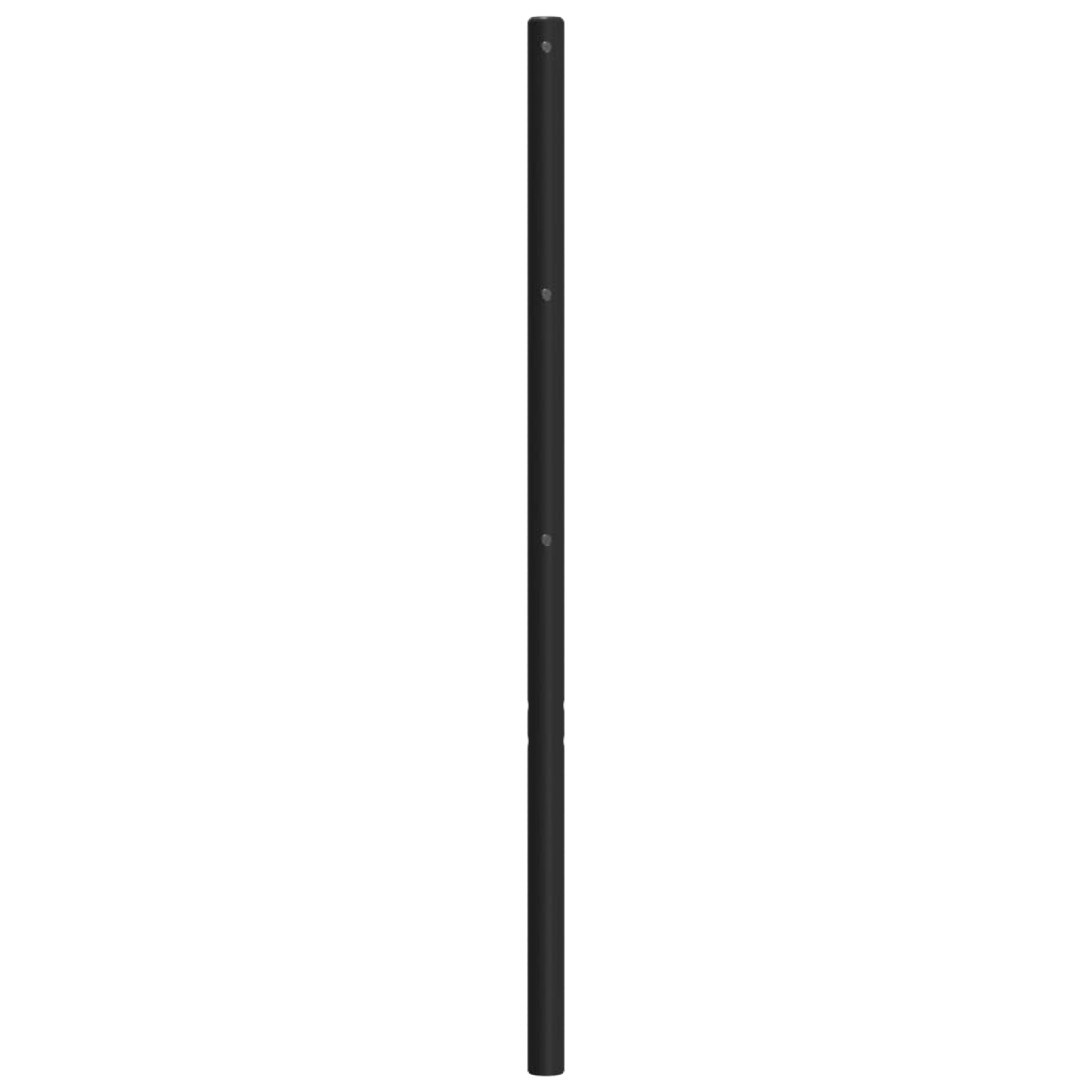 Tête de lit métal noir 140 cm - XIOS