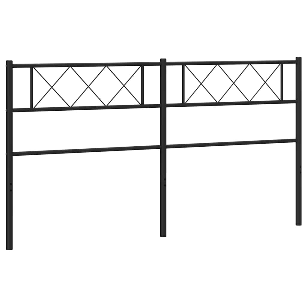 Tête de lit métal noir 180 cm - XIOS