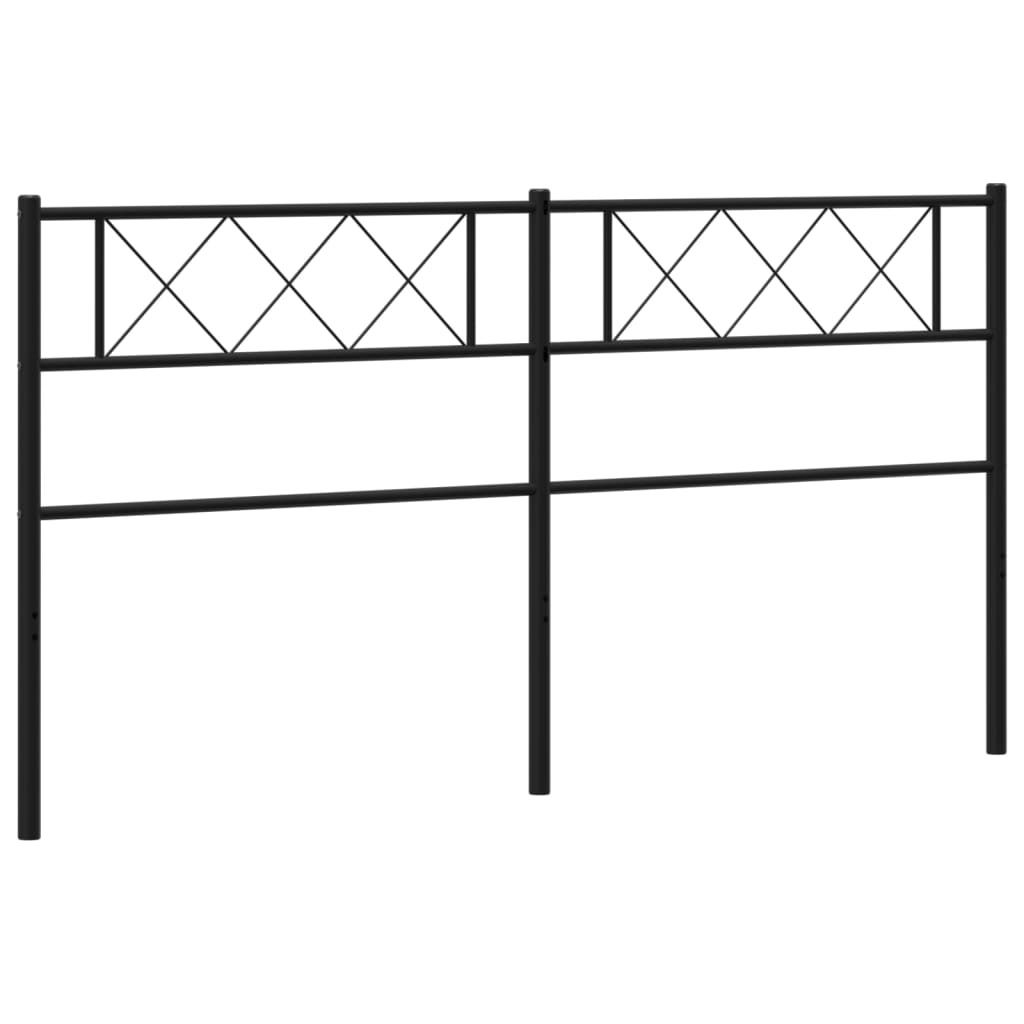 Tête de lit métal noir 200 cm - XIOS
