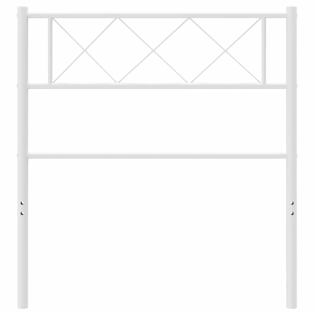 Tête de lit métal blanc 100 cm - XIOS