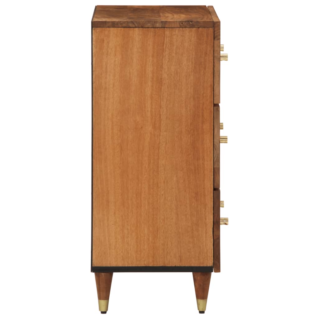 Armoires latérales 2 pcs 60x33x75 cm bois massif de manguier - XIOS