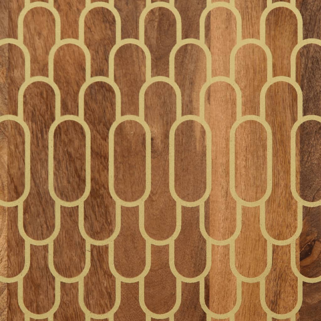 Armoires latérales 3 pcs 60x33x75 cm bois massif de manguier - XIOS