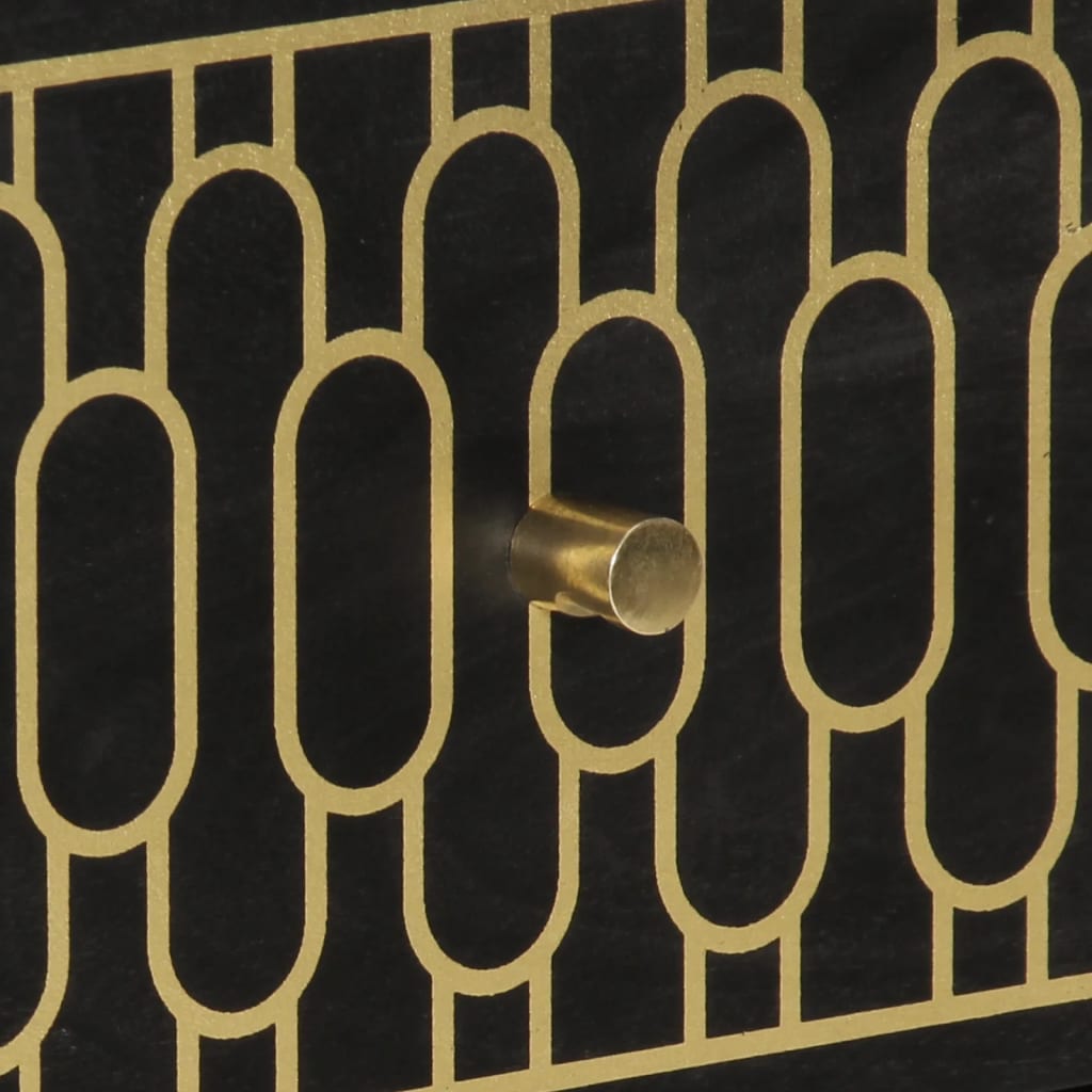 Armoires latérales 2 pcs 60x33x75 cm bois massif de manguier - XIOS