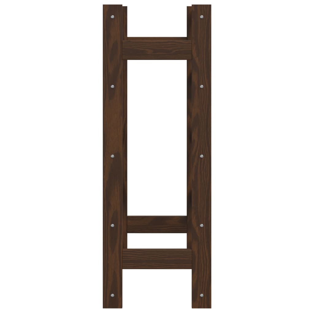 Casier à bouteilles pour 20 bouteilles marron bois pin solide - XIOS
