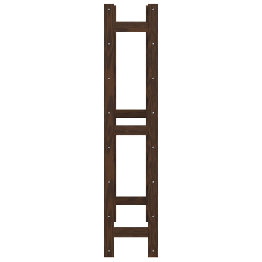 Casier à bouteilles pour 56 bouteilles marron bois pin solide - XIOS