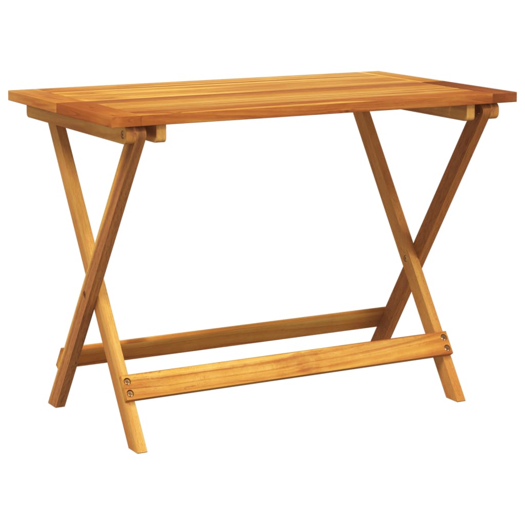 Ensemble à manger de jardin pliable 5 pcs bois massif d’acacia