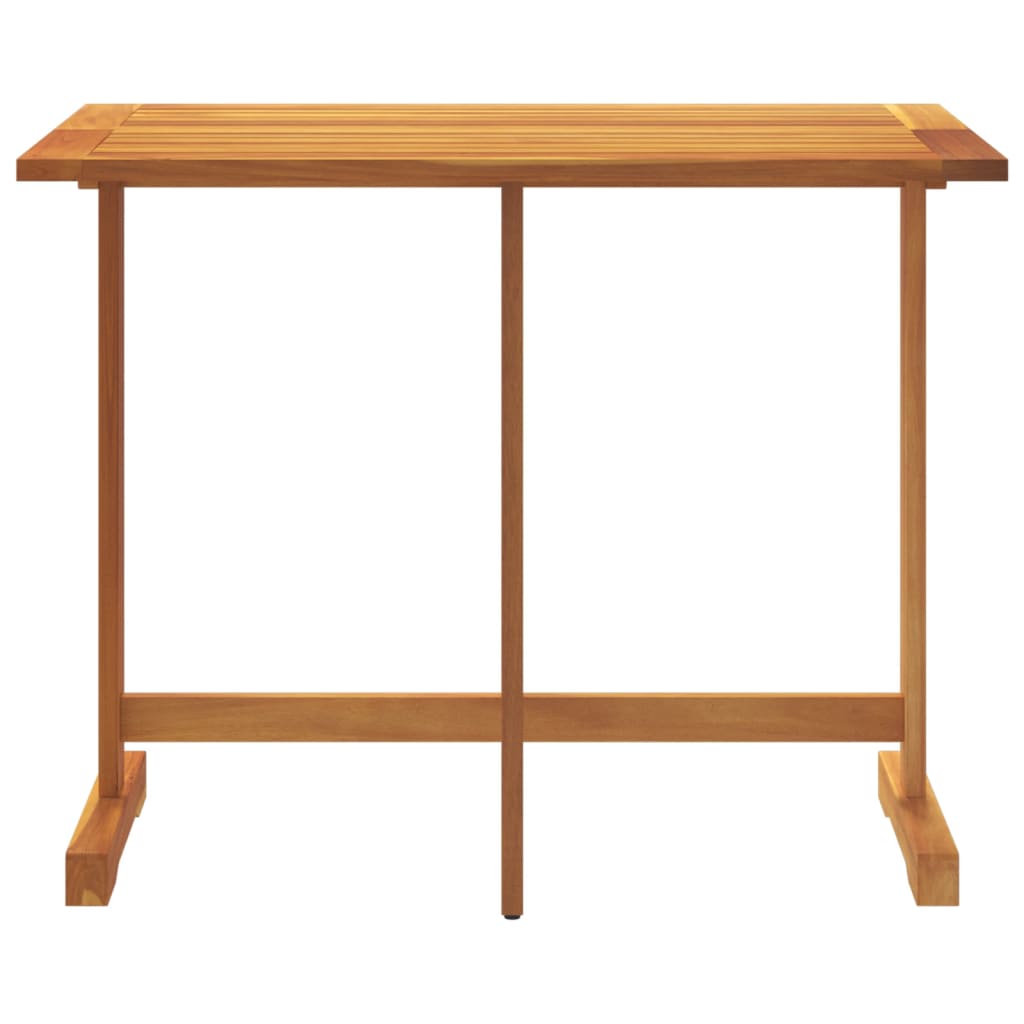 Ensemble à manger de jardin pliable 3 pcs bois d'acacia massif