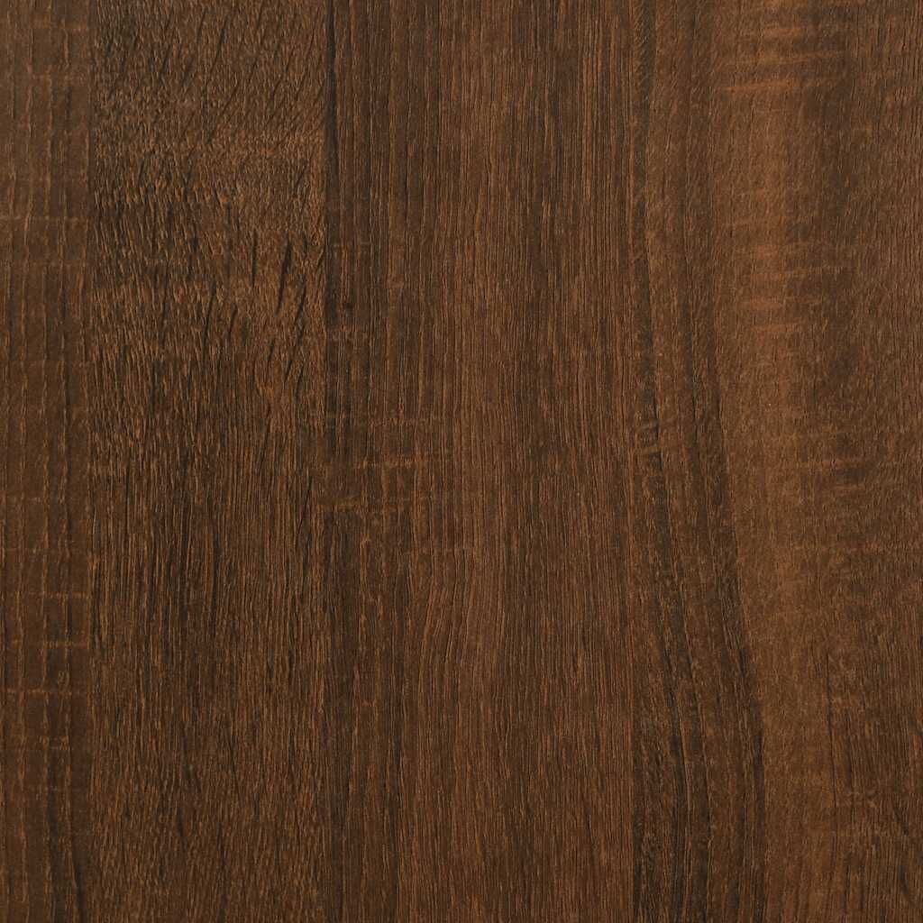 Bureau chêne marron 149x149x75 cm bois d'ingénierie - XIOS