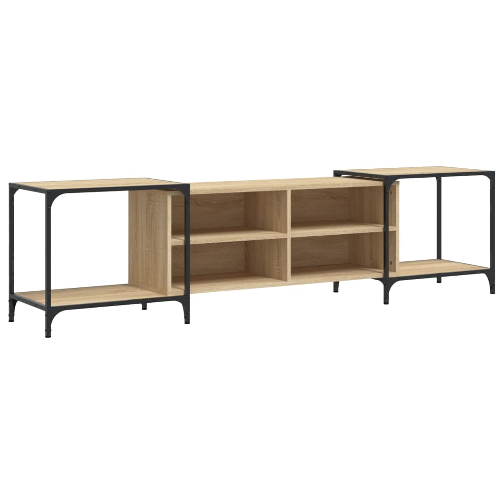 Meuble TV chêne sonoma 203x37x50 cm bois d'ingénierie - XIOS