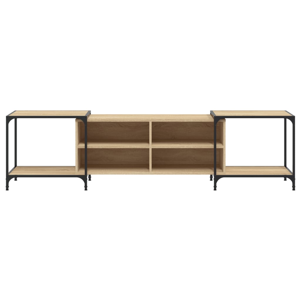 Meuble TV chêne sonoma 203x37x50 cm bois d'ingénierie - XIOS