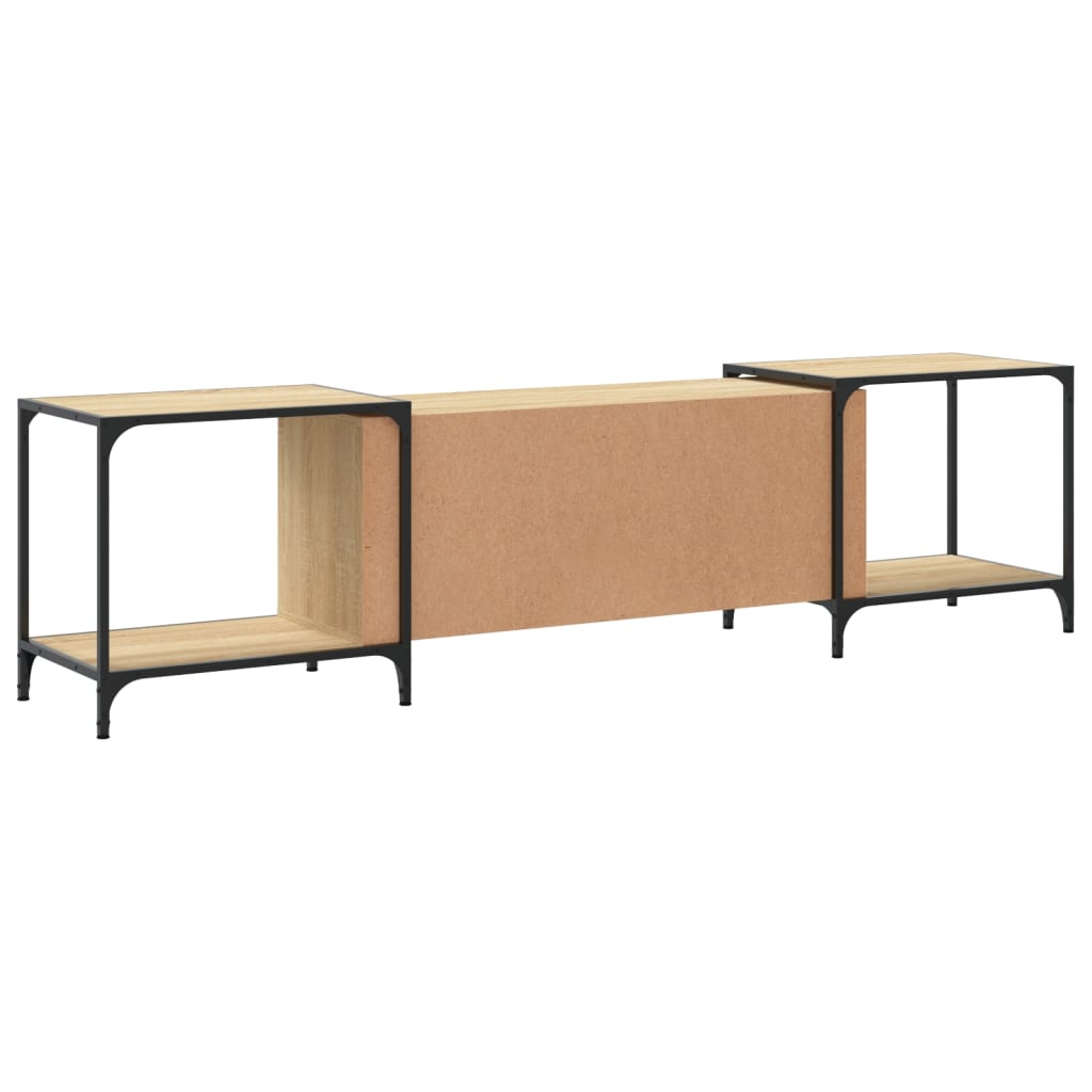 Meuble TV chêne sonoma 203x37x50 cm bois d'ingénierie - XIOS