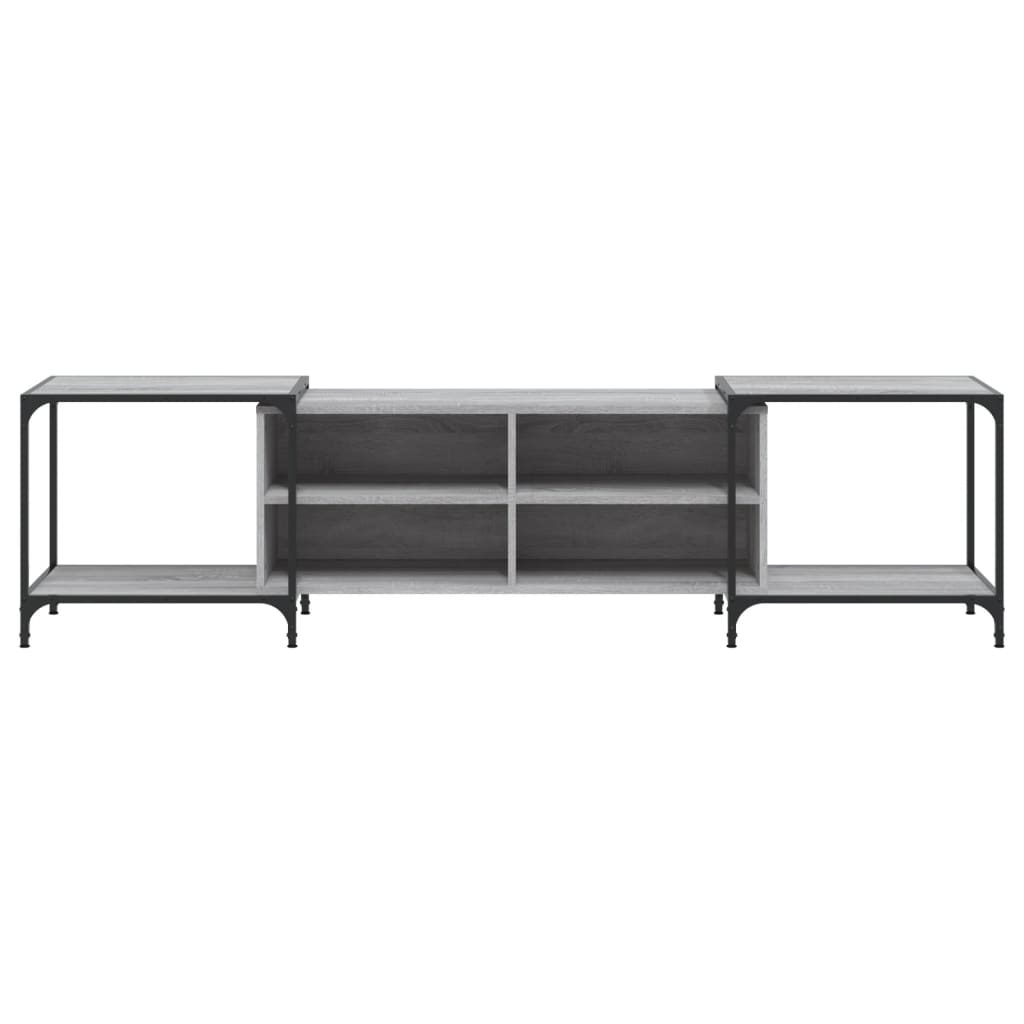 Meuble TV sonoma gris 203x37x50 cm Bois d'ingénierie - XIOS