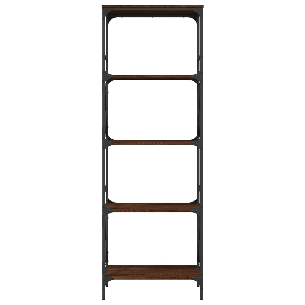Bibliothèque à 5 niveaux chêne marron 59x35x171 cm - XIOS