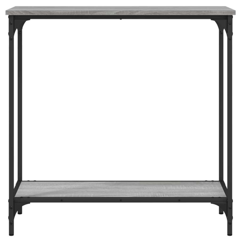 Table console sonoma gris 75x30,5x75 cm bois d'ingénierie - XIOS