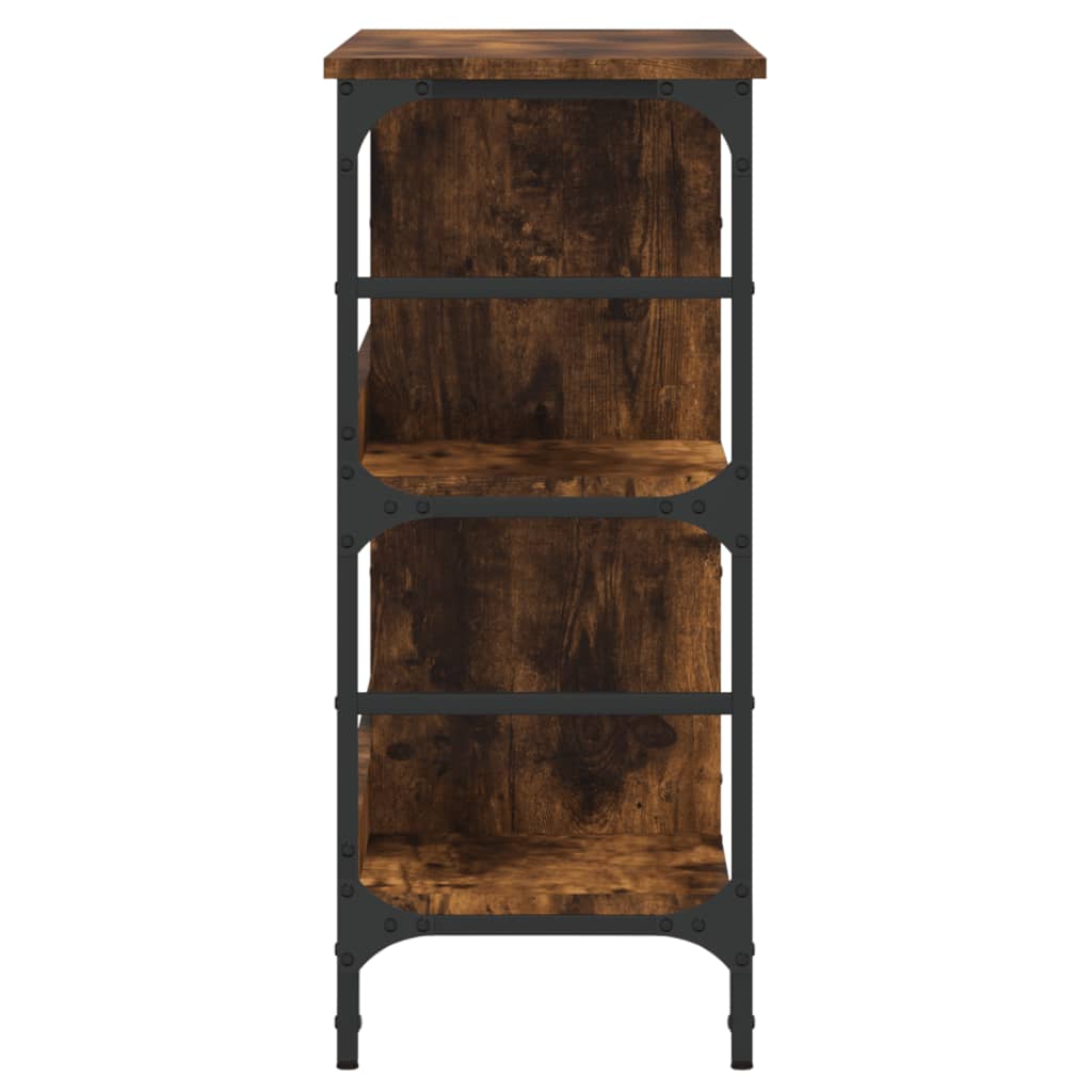 Buffet chêne fumé 102x32x73,5 cm bois d'ingénierie - XIOS