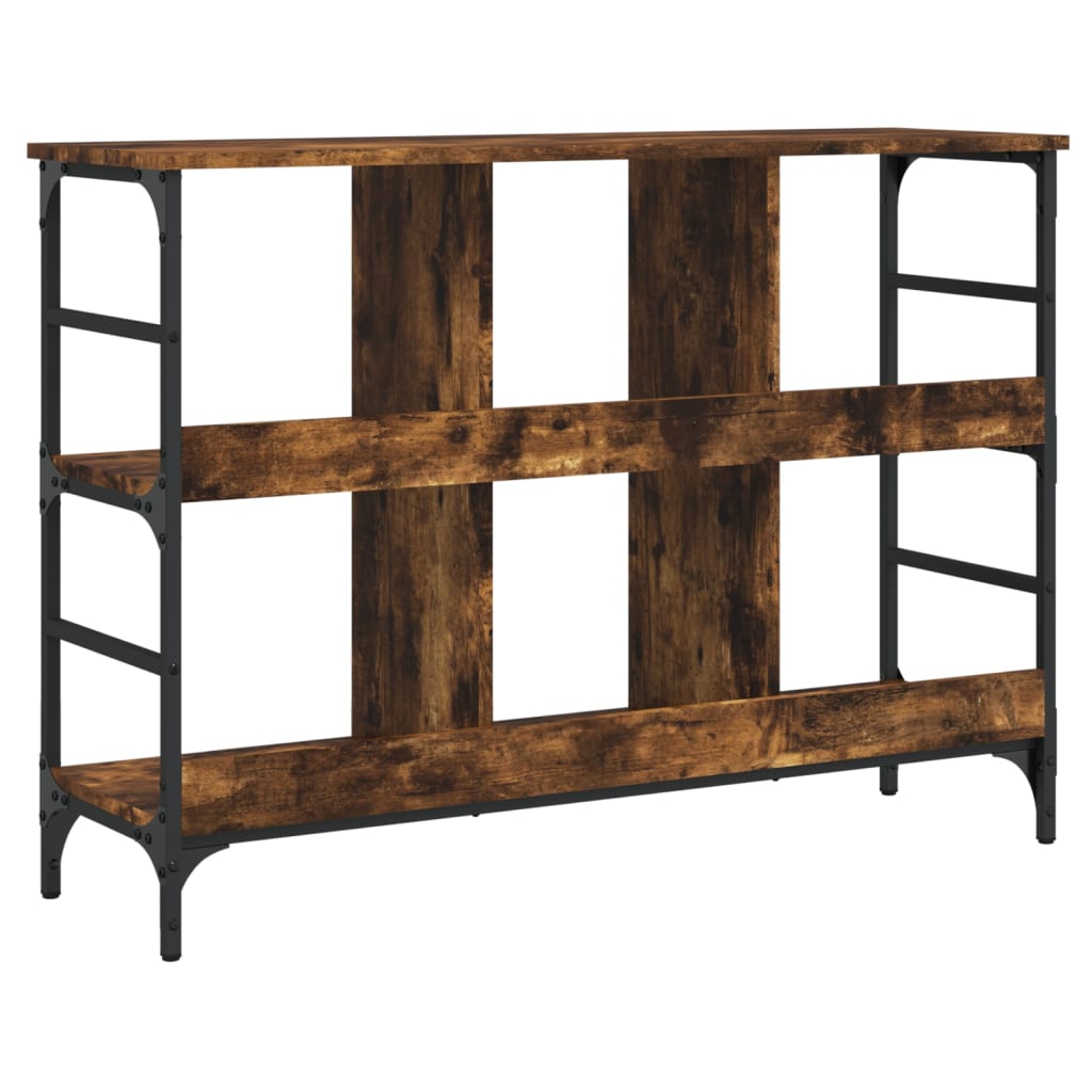 Buffet chêne fumé 102x32x73,5 cm bois d'ingénierie - XIOS