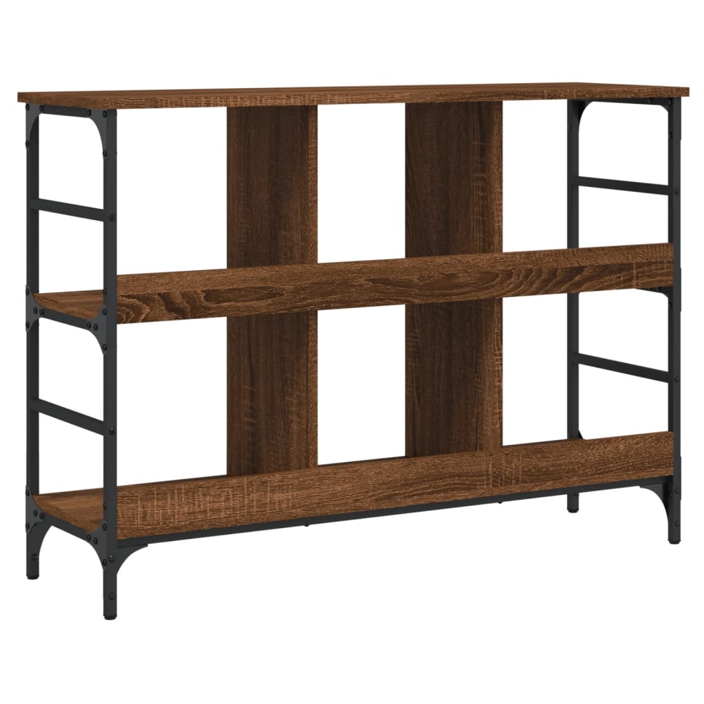 Buffet chêne marron 102x32x73,5 cm bois d'ingénierie - XIOS