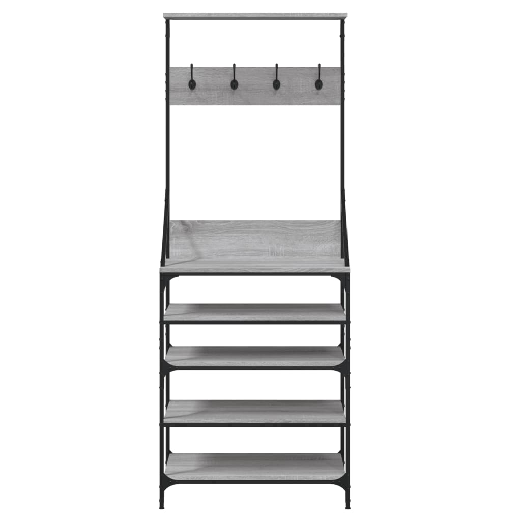 Porte-vêtements et rangement des chaussures sonoma gris - XIOS