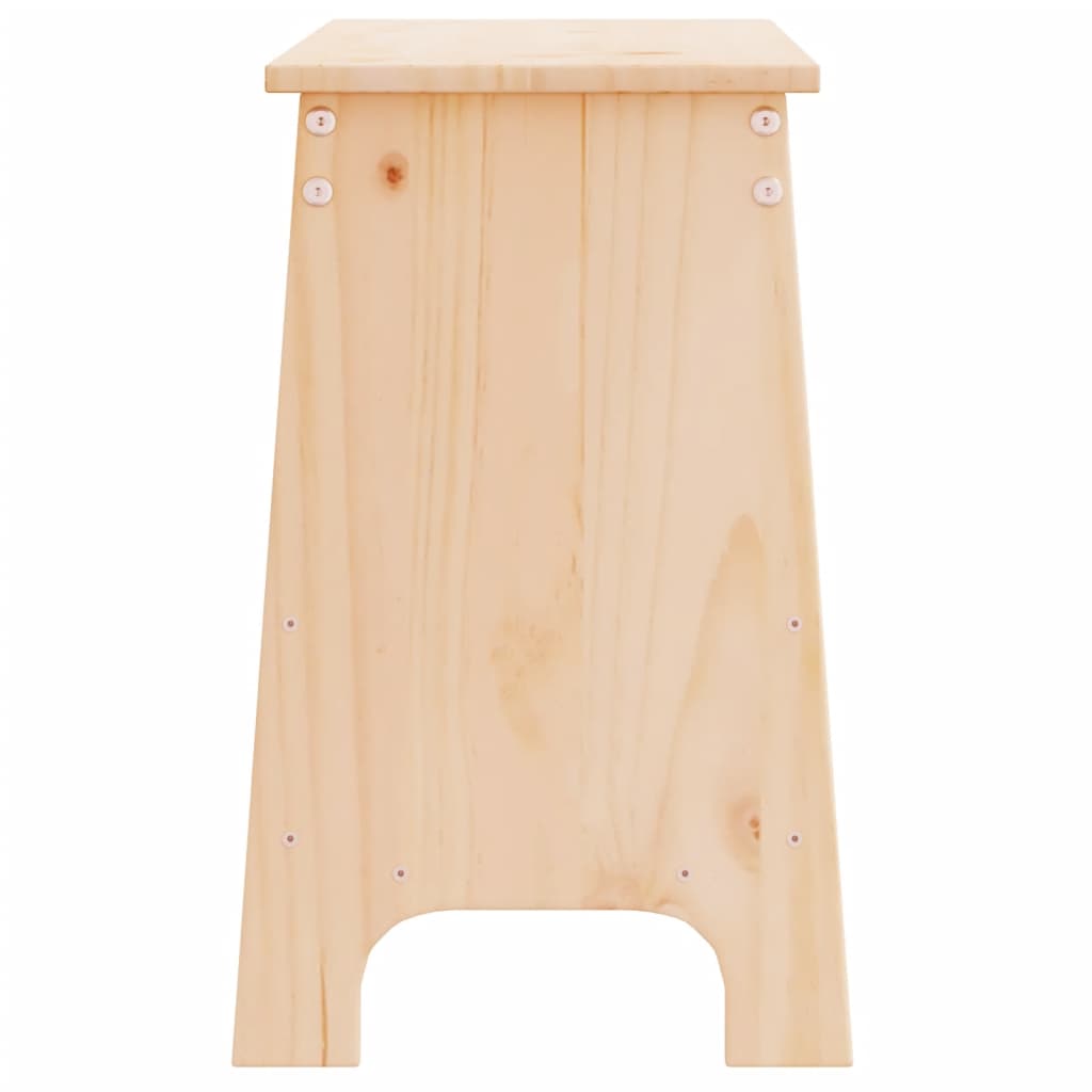 Banc d'entrée 100x28x45 cm Bois massif Pin - XIOS
