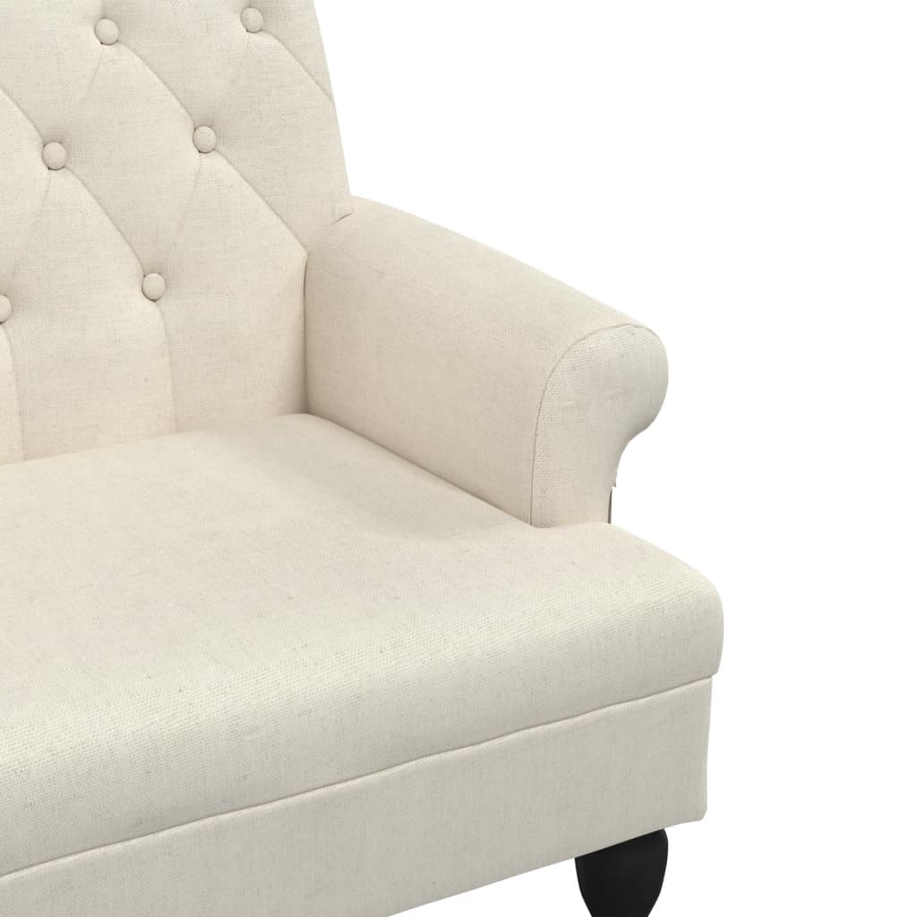 Banc avec dossier 120x62x75,5 cm lin - XIOS