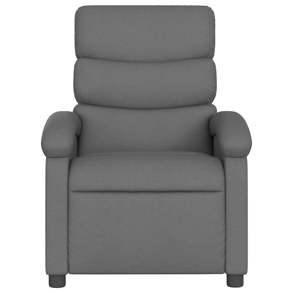 Fauteuil inclinable Gris foncé Tissu - XIOS