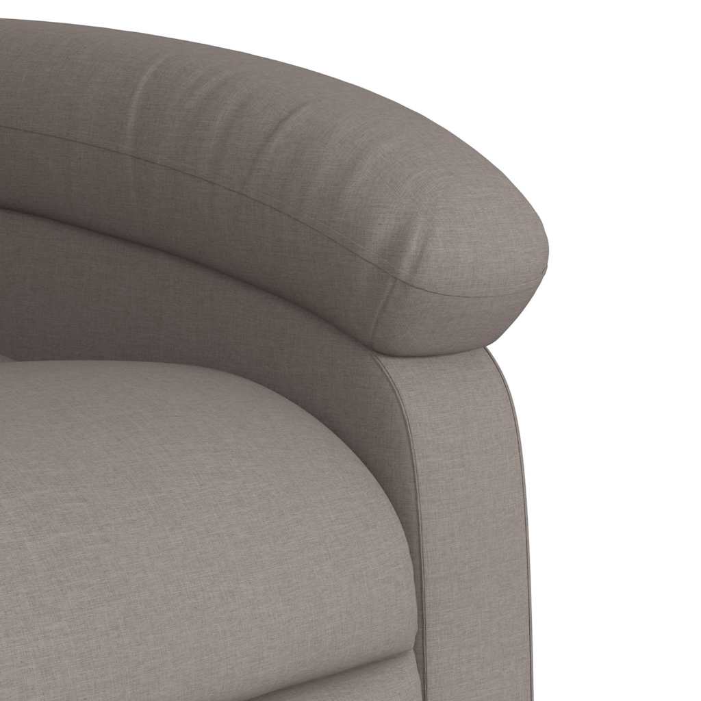 Fauteuil de massage inclinable Taupe Tissu - XIOS