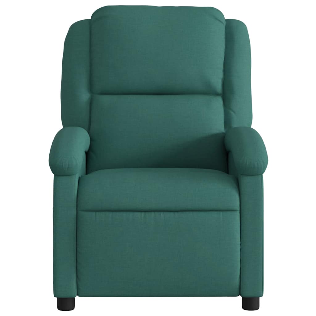 Fauteuil inclinable Vert foncé Tissu - XIOS
