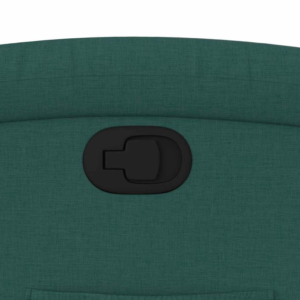 Fauteuil inclinable Vert foncé Tissu - XIOS