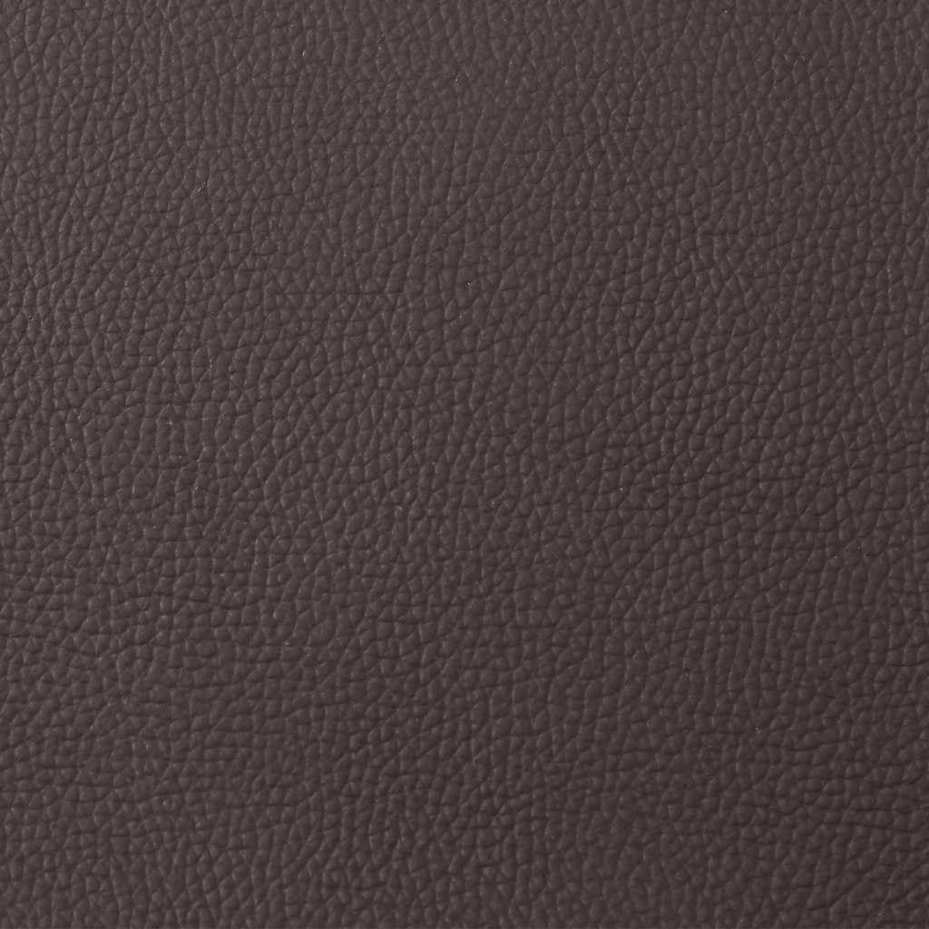 Fauteuil inclinable marron foncé cuir véritable