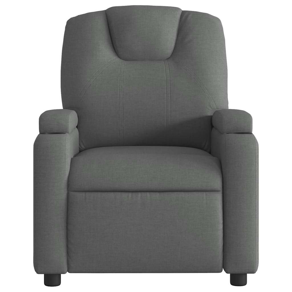 Fauteuil inclinable Gris foncé Tissu - XIOS