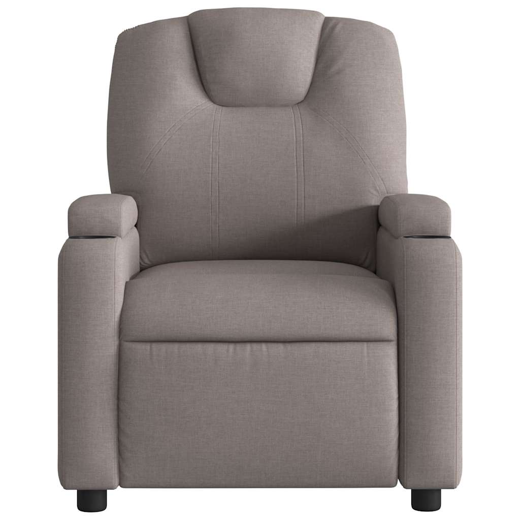 Fauteuil de massage inclinable Taupe Tissu - XIOS