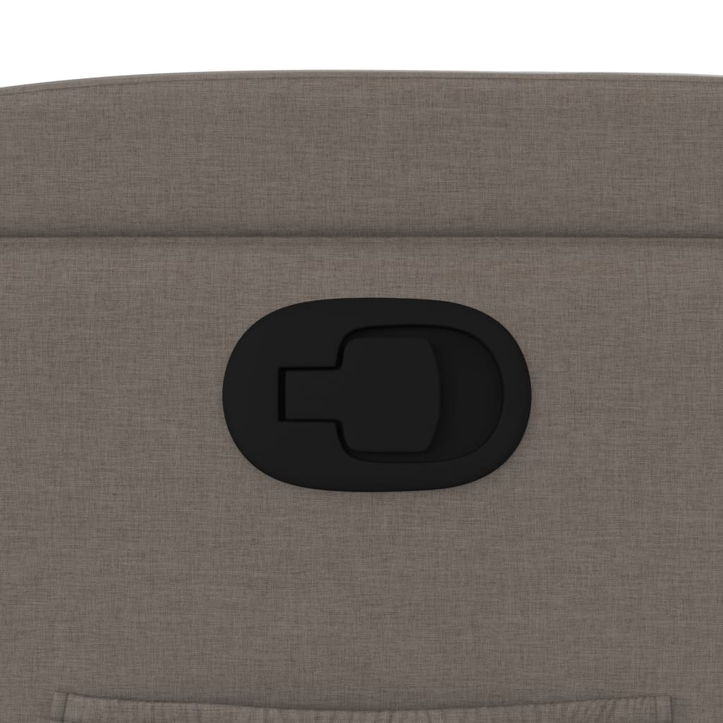 Fauteuil inclinable Taupe Tissu - XIOS