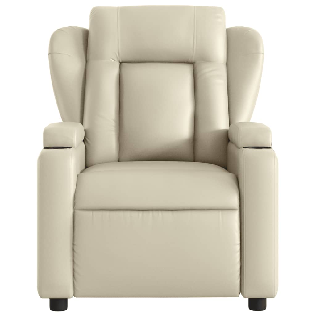 Fauteuil inclinable Crème Similicuir - XIOS