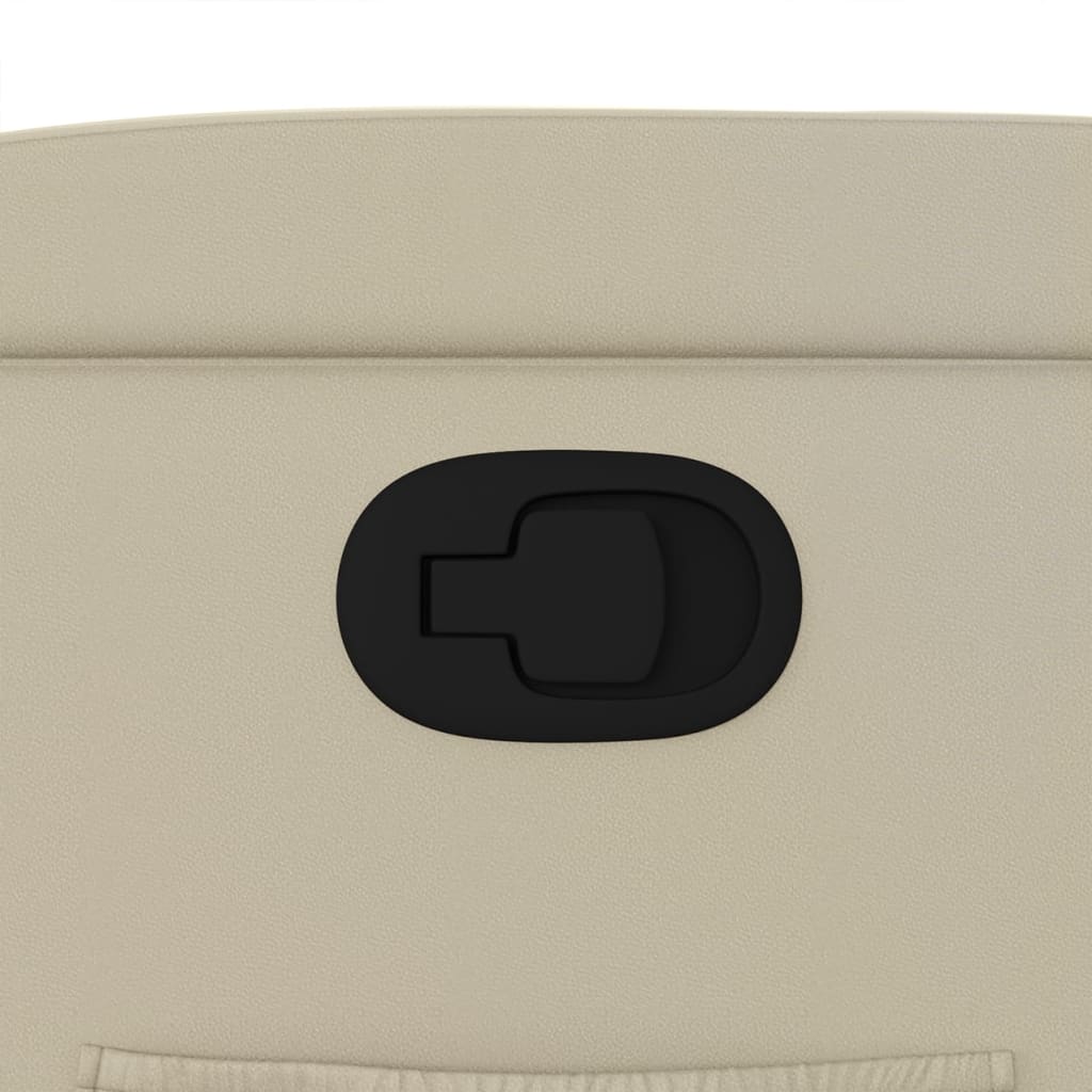 Fauteuil inclinable Crème Similicuir - XIOS