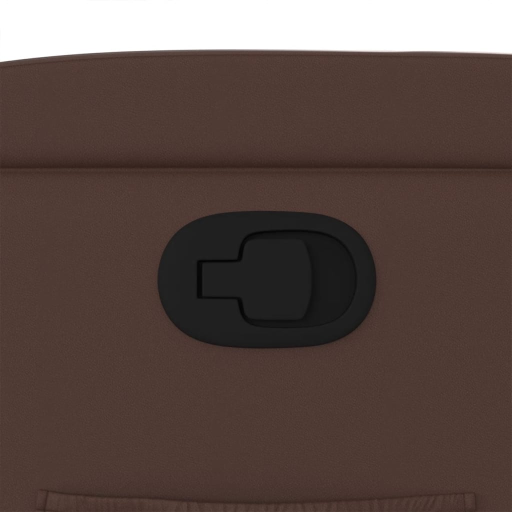 Fauteuil inclinable Marron Similicuir - XIOS