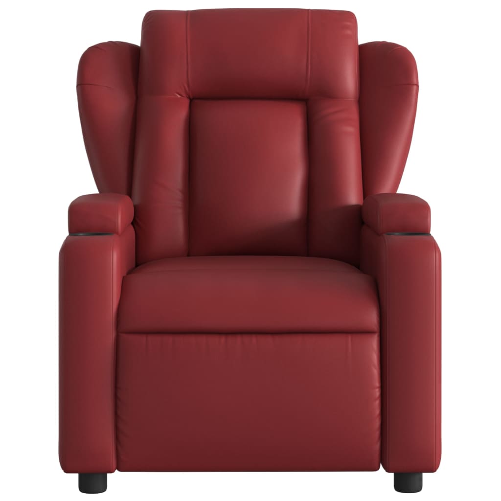 Fauteuil inclinable Rouge bordeaux Similicuir - XIOS