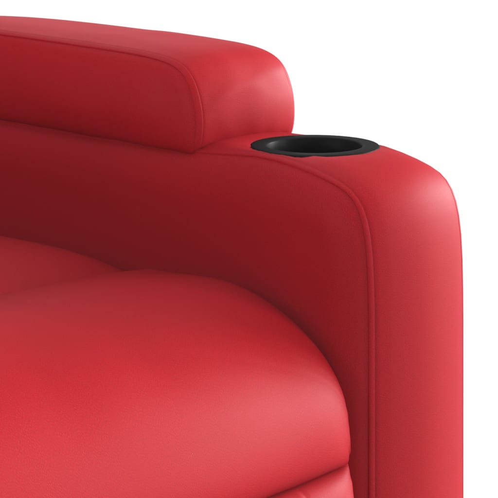 Fauteuil inclinable Rouge Similicuir - XIOS