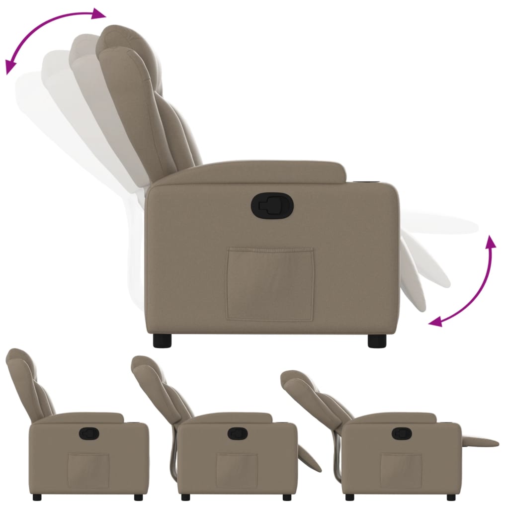 Fauteuil inclinable Cappuccino Similicuir - XIOS