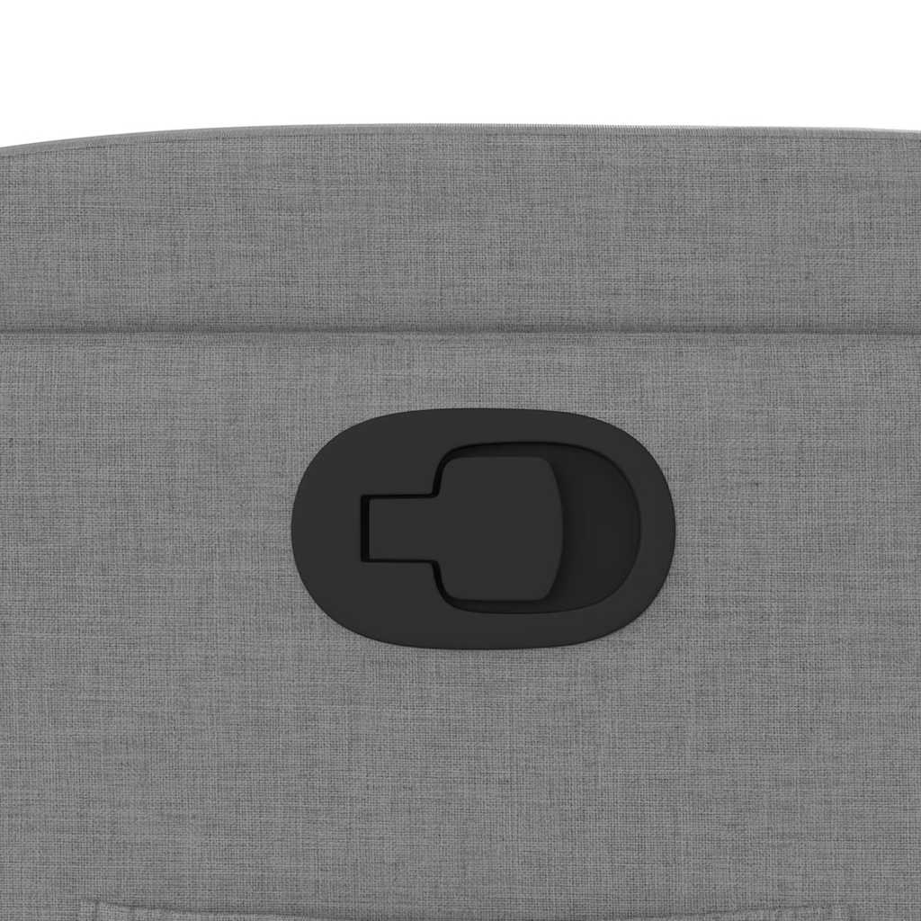 Fauteuil inclinable Gris clair Tissu - XIOS