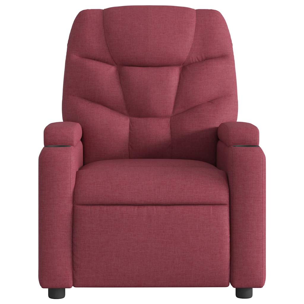 Fauteuil inclinable Rouge bordeaux Tissu - XIOS